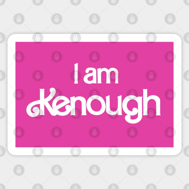 I am Kenough - Total Kenergy Tie dye Sticker by EnglishGent